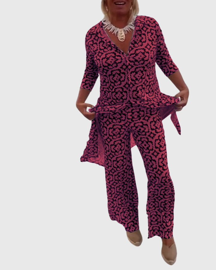 Evelyn | Elegant Vintage Two-Piece Set