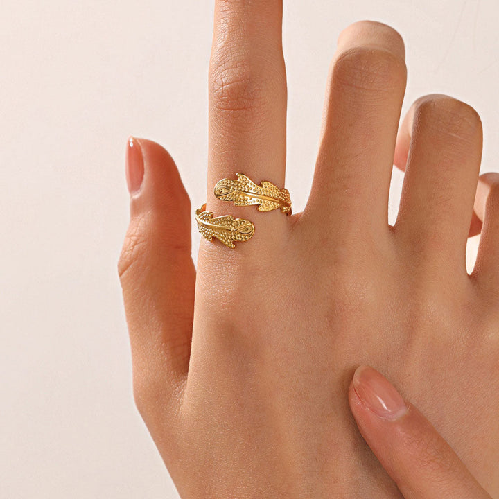 Evelyn | Coral Ring 18K Gold