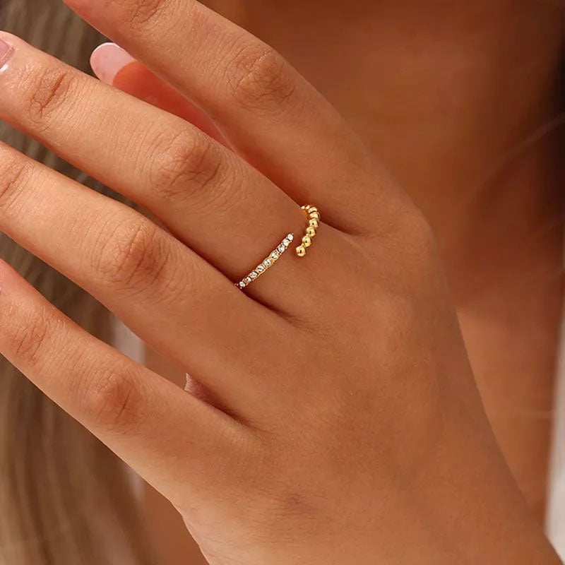 Evelyn | Shine Ring 18K Gold