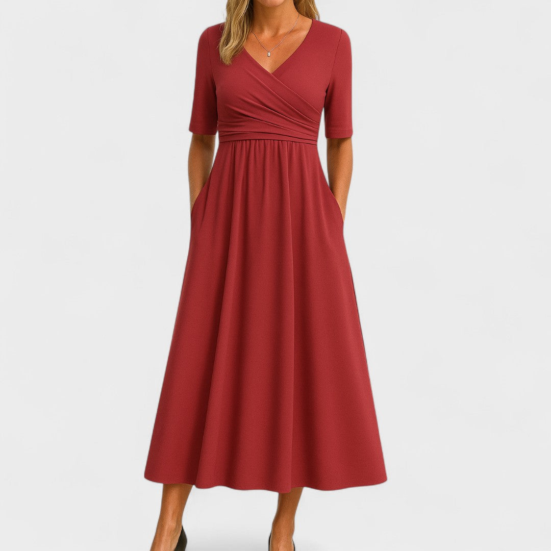 Evelyn | Elegant Midi Dress