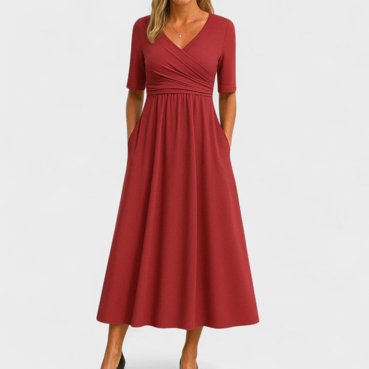 Evelyn | Elegant Midi Dress