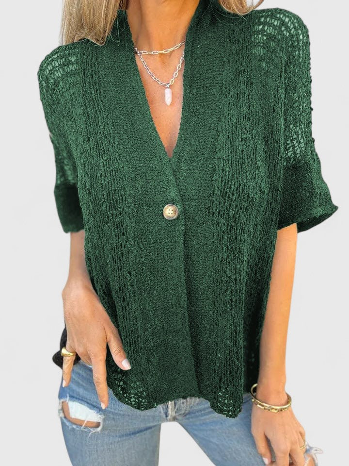 Evelyn | Elegant Knitted Shirt