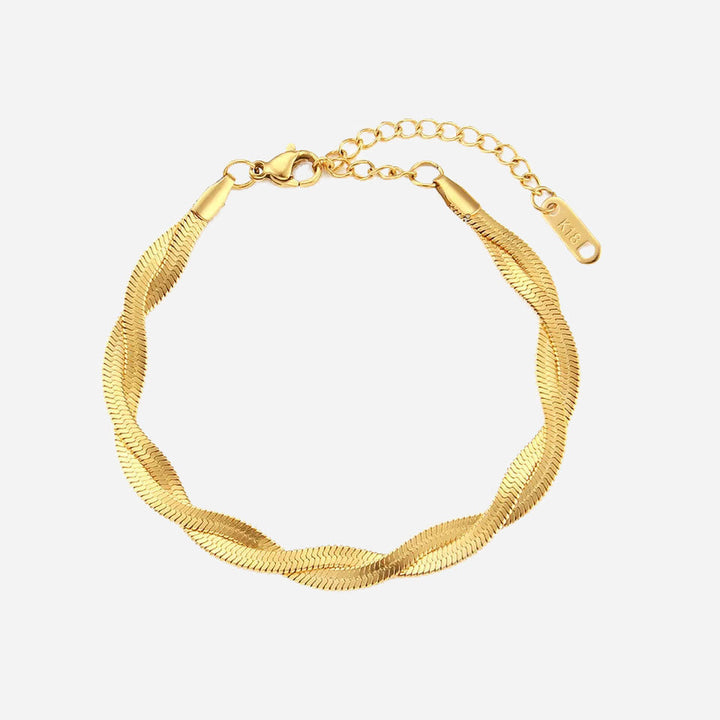 Evelyn | Twisted Bracelet 18K Gold