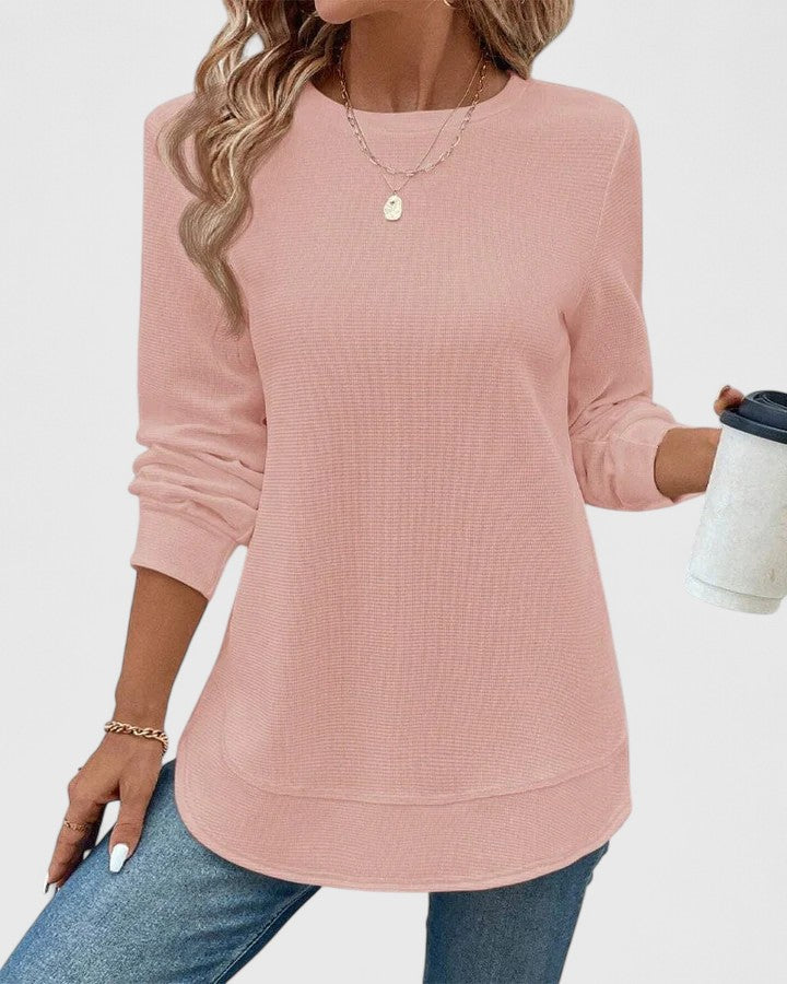 Evelyn | Elegant O-Neck Long Sleeve