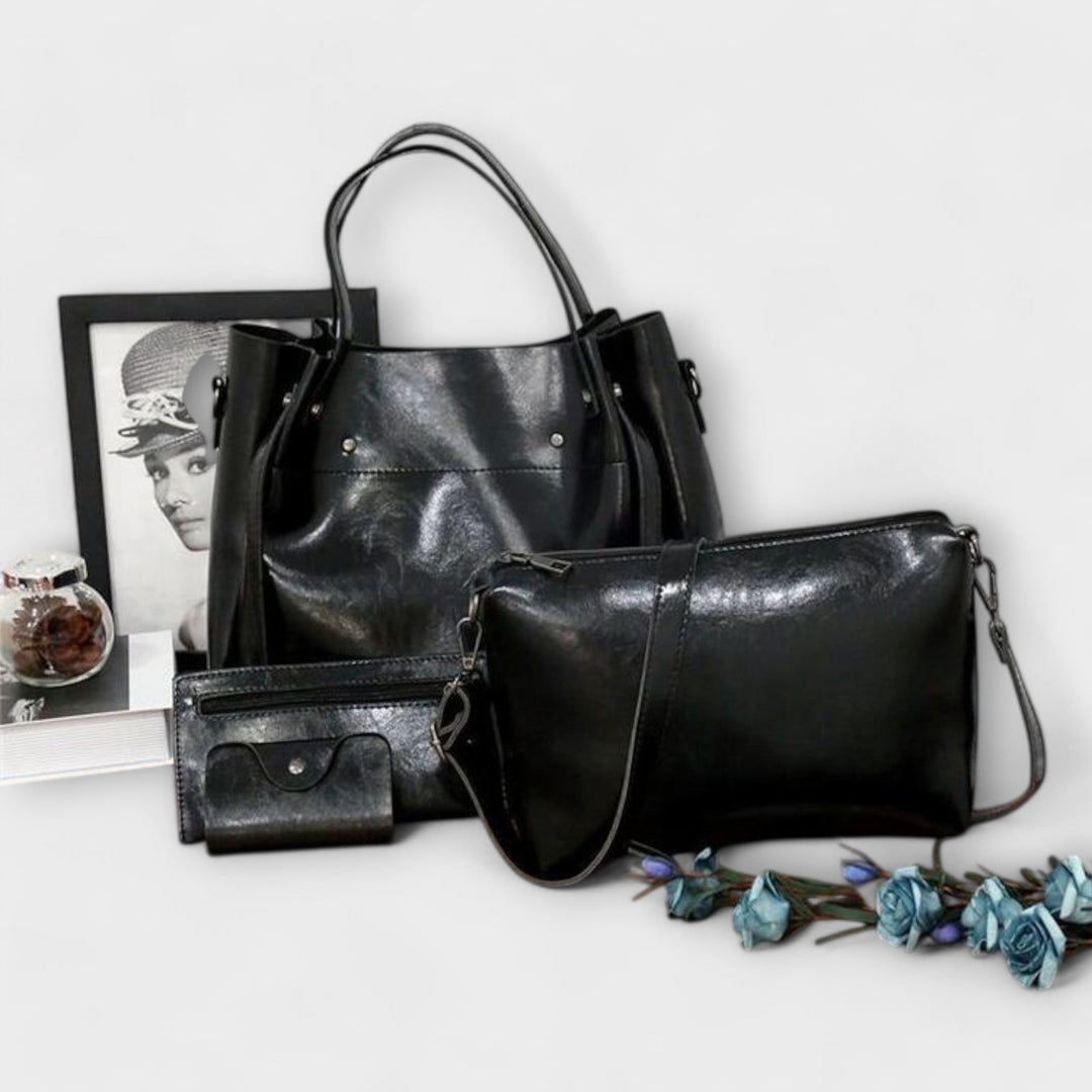 Evelyn | 4-Piece Vintage Bag Set
