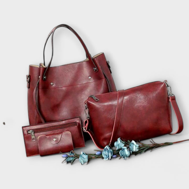 Evelyn | 4-Piece Vintage Bag Set