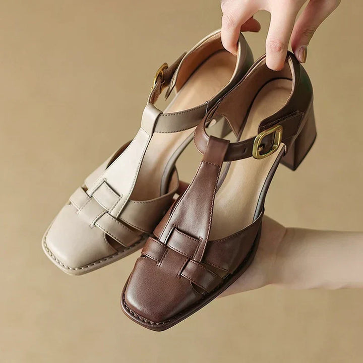 Evelyn | Square Toe Sandals