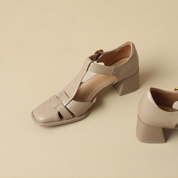Evelyn | Square Toe Sandals