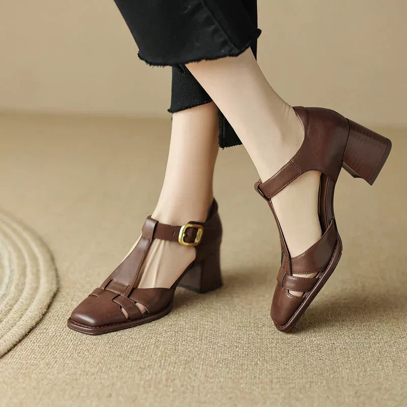 Evelyn | Square Toe Sandals