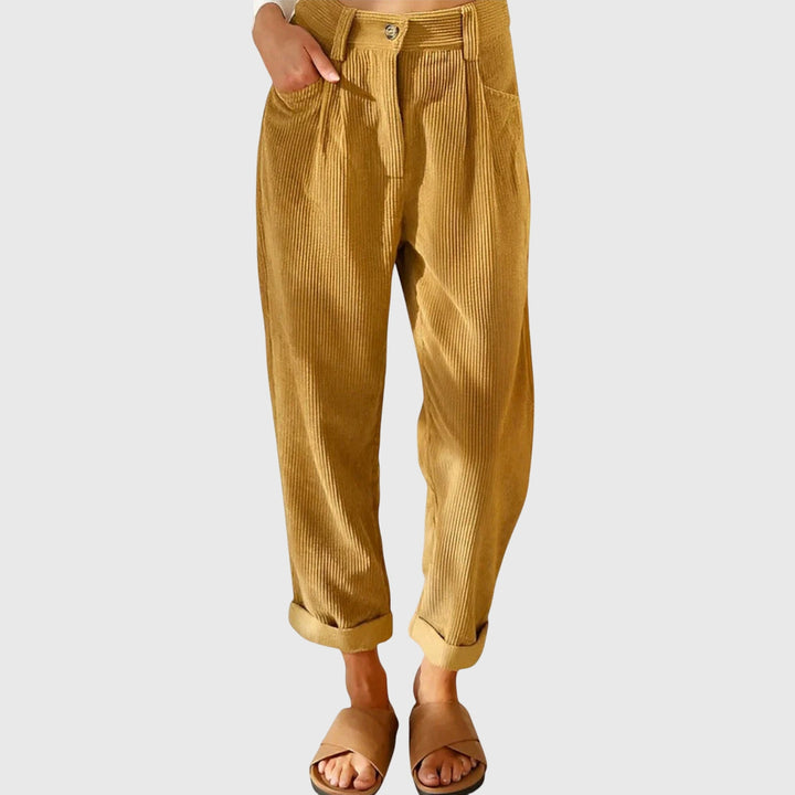 Evelyn | Modern Cord Pants