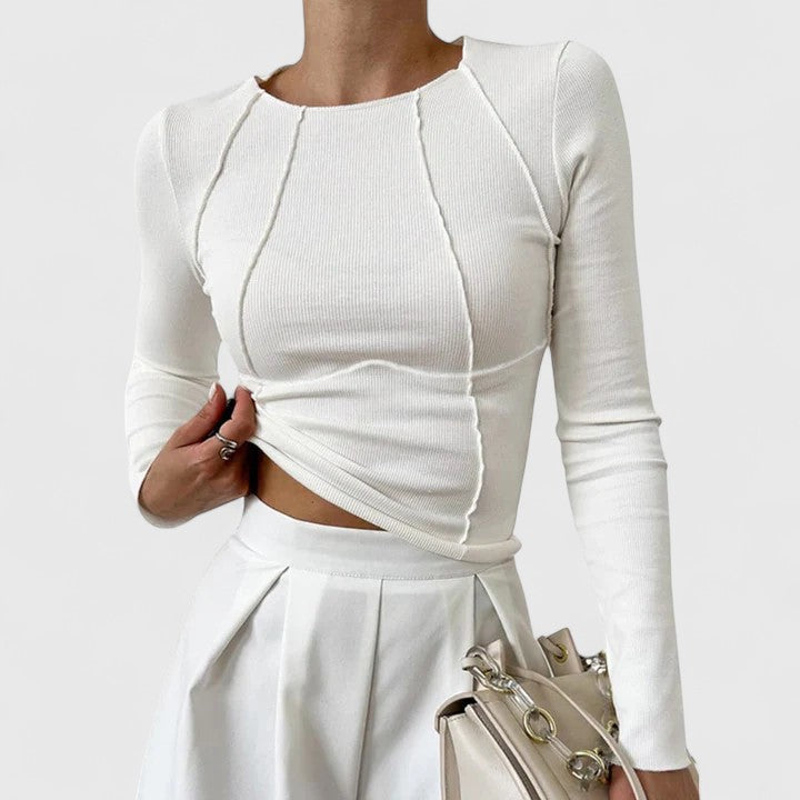 Evelyn | Cozy Long Sleeve Top