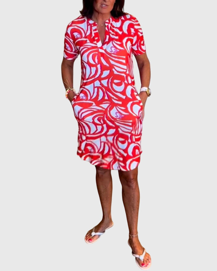 Evelyn | Flattering Avenue Walk Dress