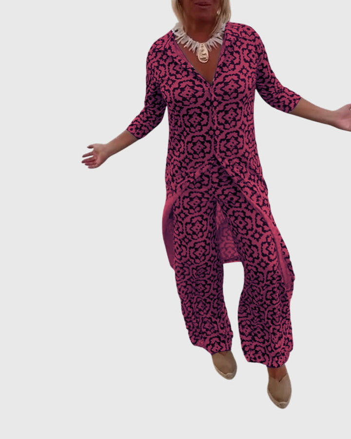 Evelyn | Elegant Vintage Two-Piece Set