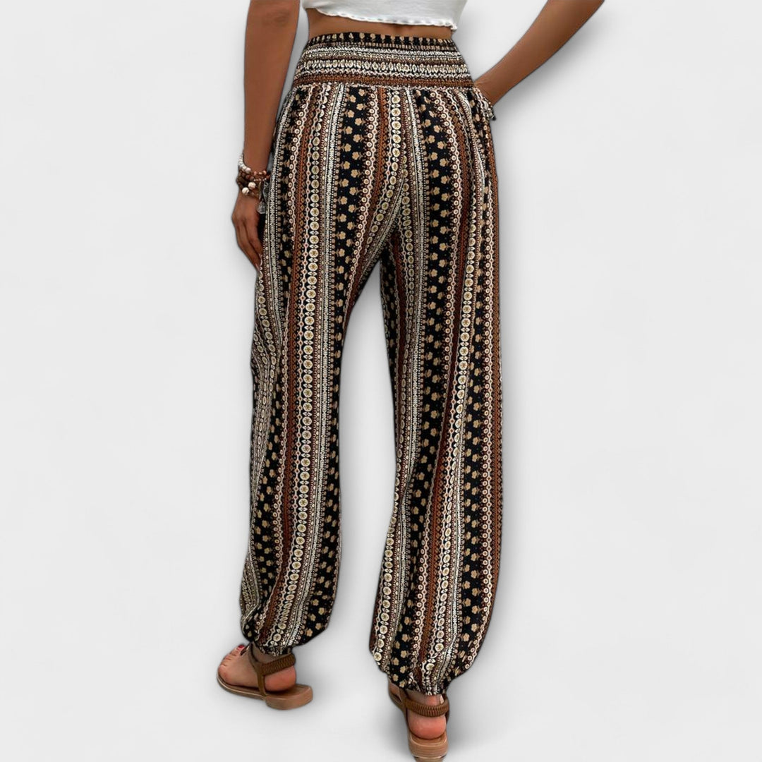 Evelyn | Ethnic Graphic Pants