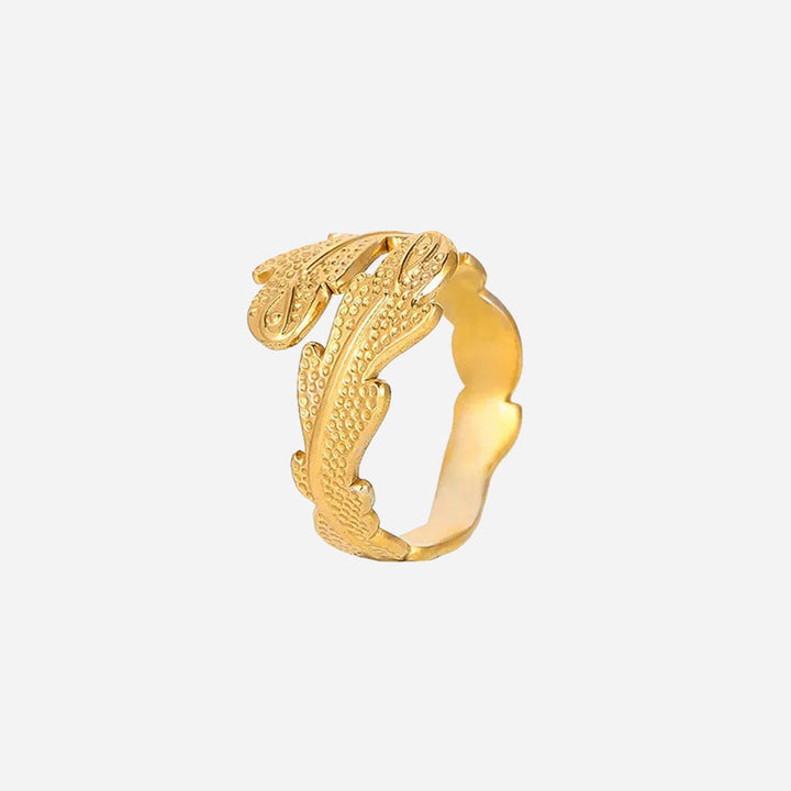 Evelyn | Coral Ring 18K Gold