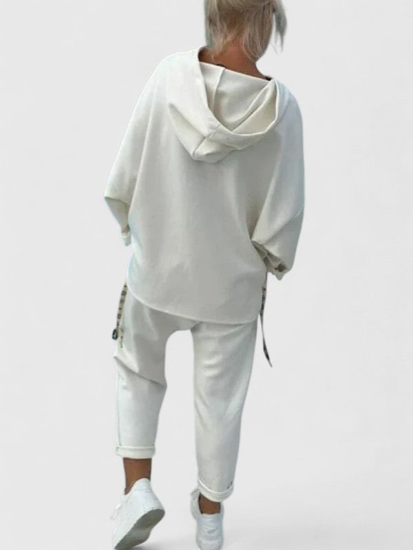 Evelyn | Comfortable Hooded Sweatshirt Set