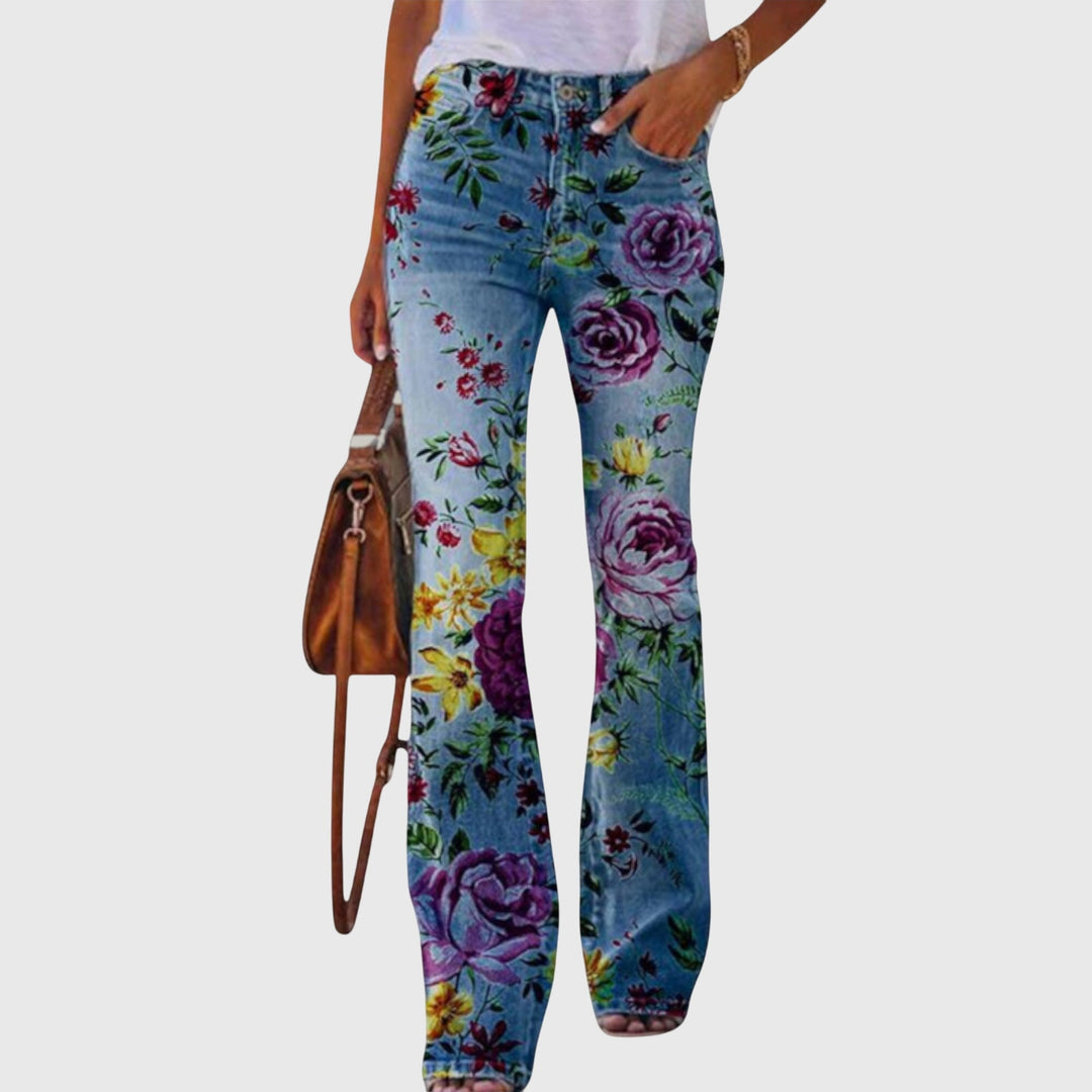 Evelyn | Floral Print Pants