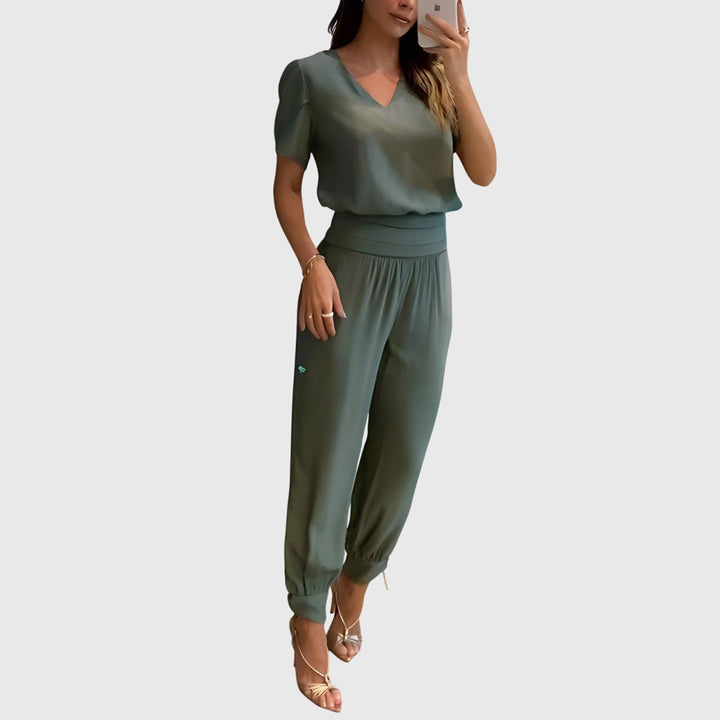 Evelyn | Stylish Blouse and Pants Set