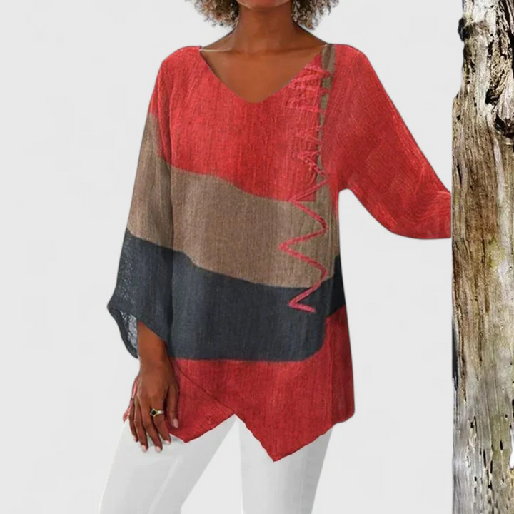 Evelyn | Elegant V-Neck Tunic