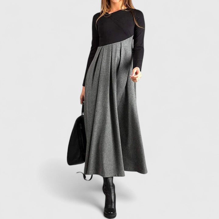 Evelyn | Elegant Long Sleeve Maxi Dress