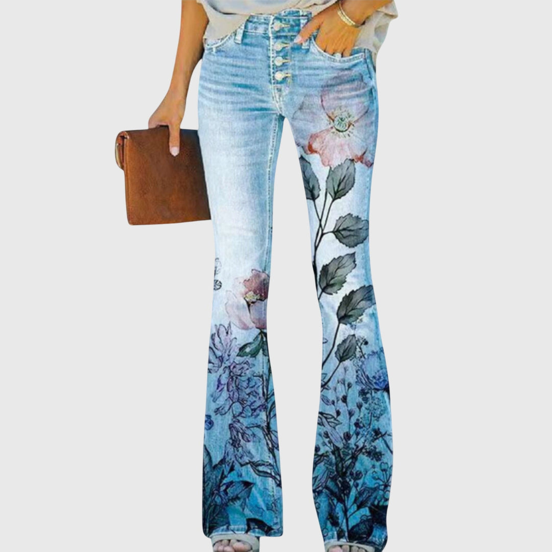 Evelyn | Floral Print Pants