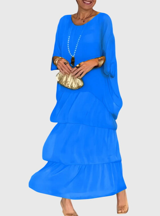 Evelyn | Long and Flowing Elegant Dress