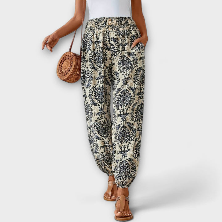 Evelyn | Ethnic Graphic Pants