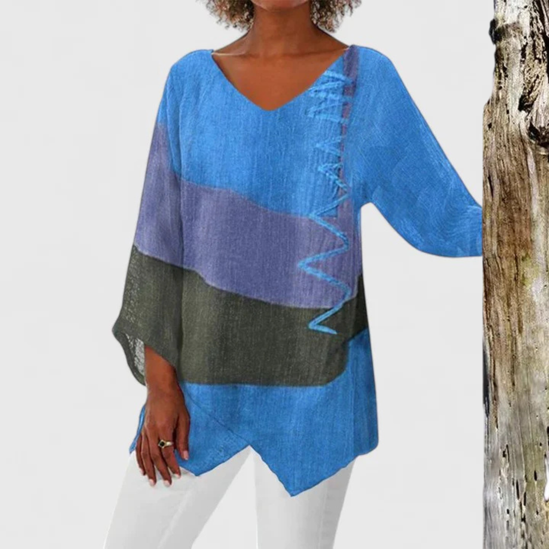 Evelyn | Elegant V-Neck Tunic