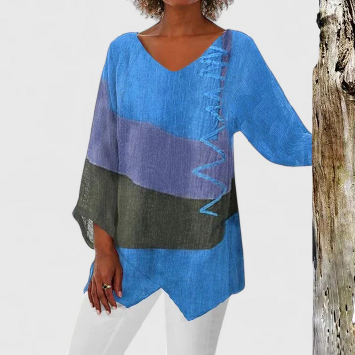 Evelyn | Elegant V-Neck Tunic