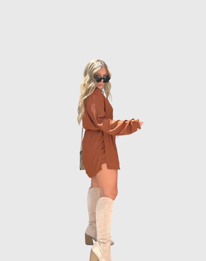 Evelyn | Elegant Romper Dress