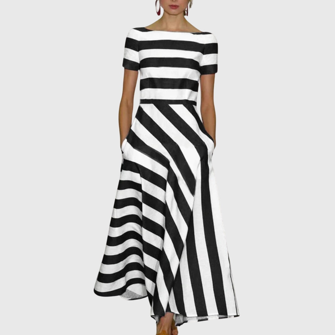 Evelyn | Striped Dress