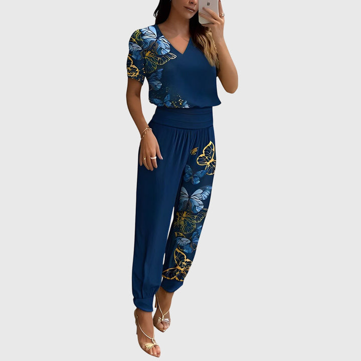 Evelyn | Stylish Blouse and Pants Set