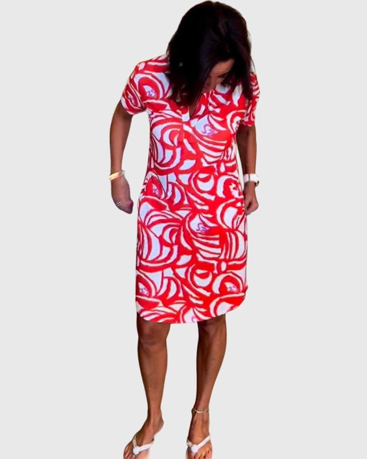 Evelyn | Flattering Avenue Walk Dress