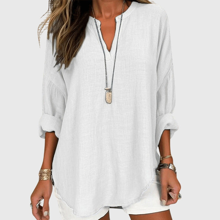 Evelyn | Flowy Elegant Beach Shirt