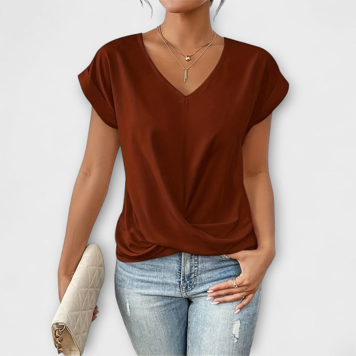Evelyn | Elegant V-neck Top
