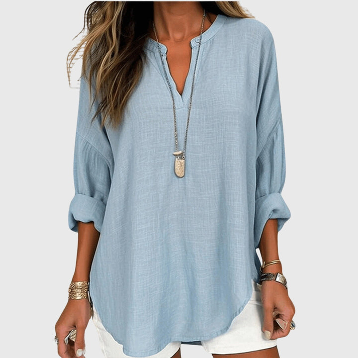 Evelyn | Flowy Elegant Beach Shirt