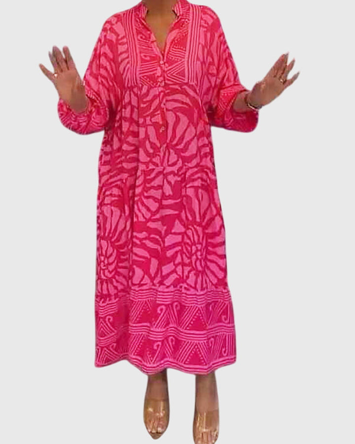 Evelyn | Maxi Dress With Elegant Print