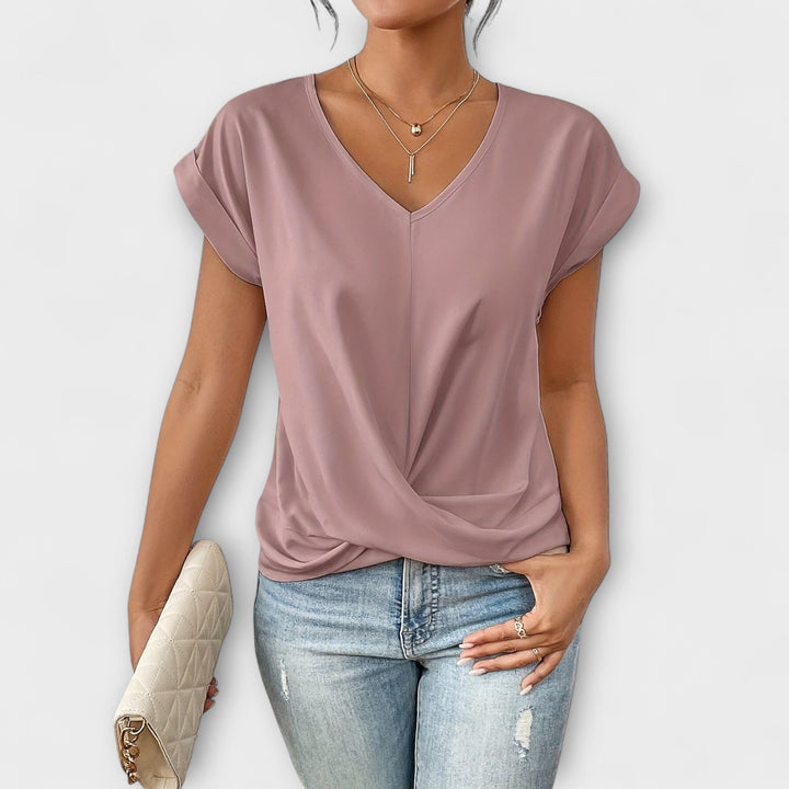 Evelyn | Elegant V-neck Top