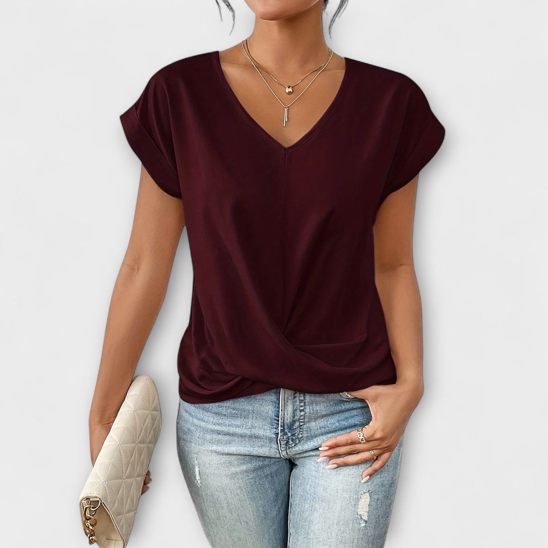 Evelyn | Elegant V-neck Top