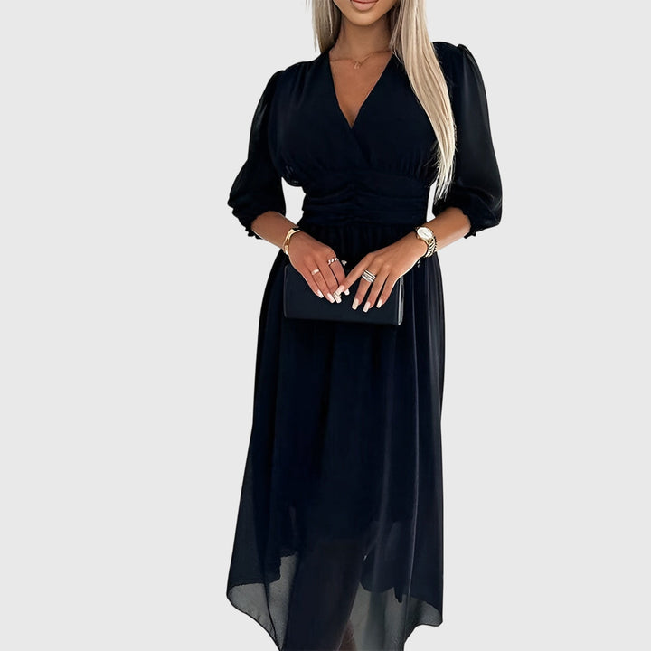 Evelyn | Lightweight Silky Chiffon Dress
