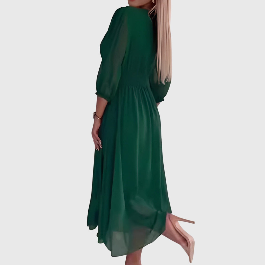 Evelyn | Lightweight Silky Chiffon Dress