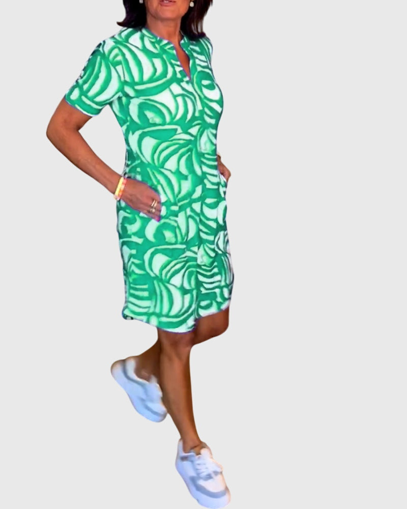 Evelyn | Flattering Avenue Walk Dress