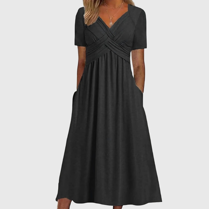 Evelyn | Midi Dress with Tummy Control