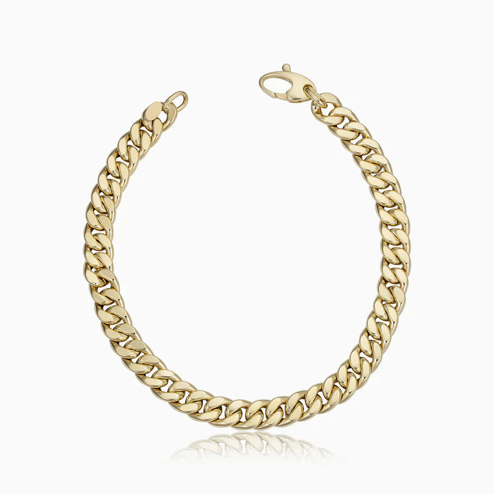 Evelyn | Cuban Armband 18k Gold