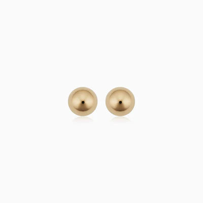 Evelyn | Round Earrings 18K Gold