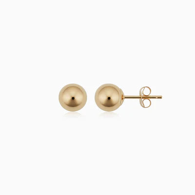 Evelyn | Round Earrings 18K Gold