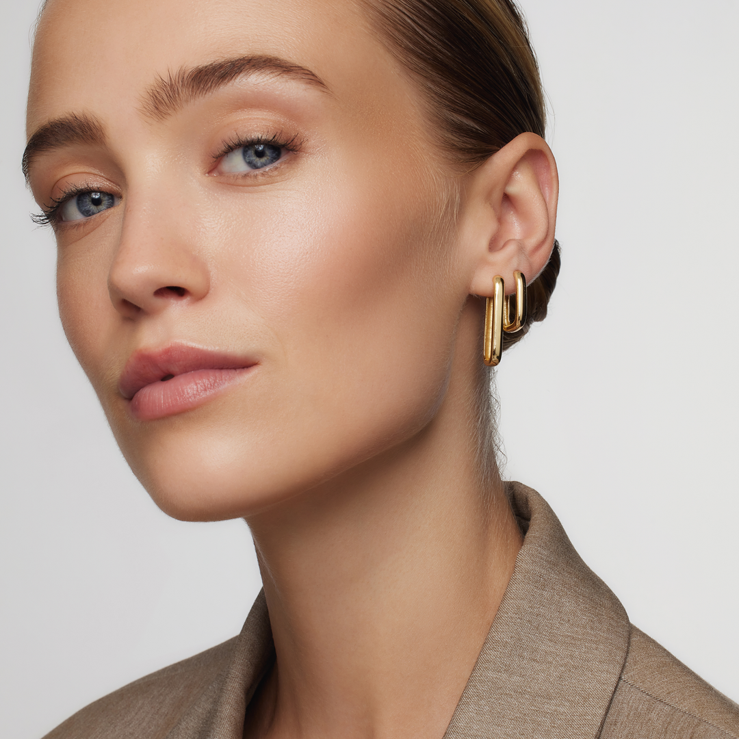Evelyn | Icon Hoops 18K Gold