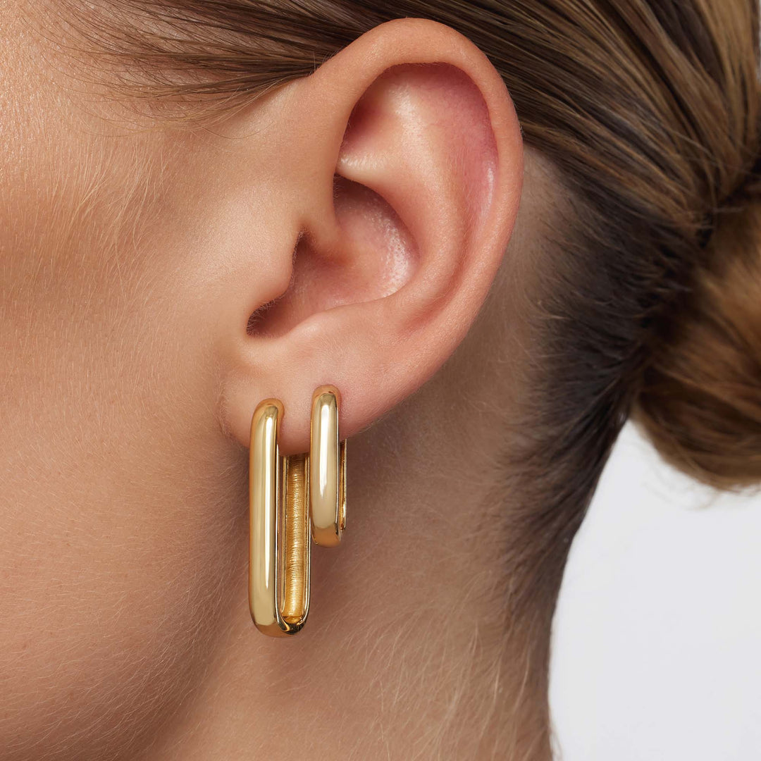 Evelyn | Icon Hoops 18K Gold