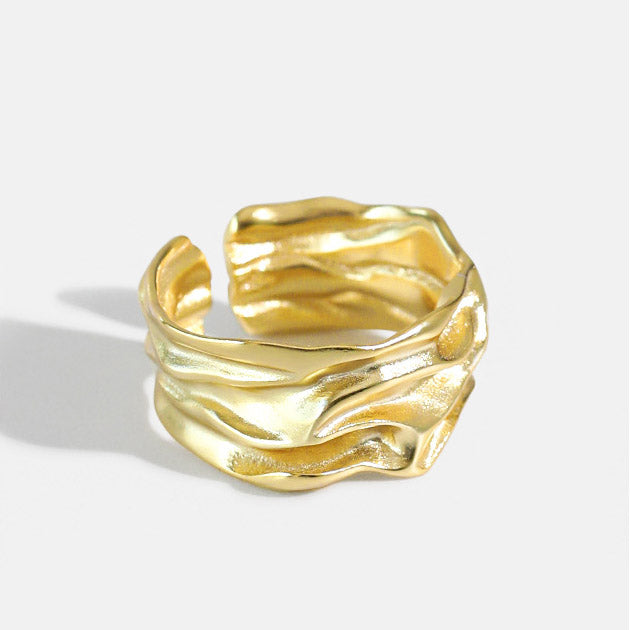 Evelyn | Big Ring 18K Gold
