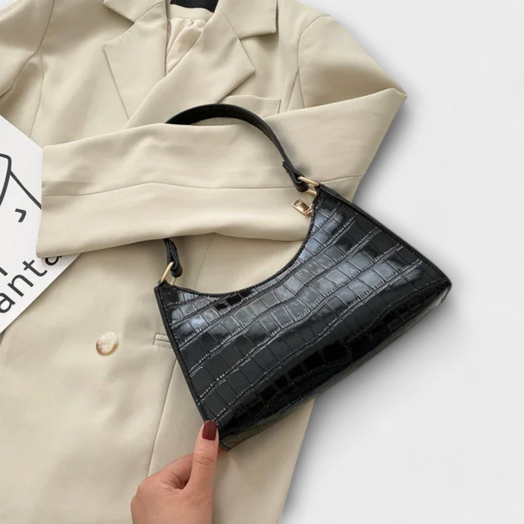 Evelyn | Shiny Leather Bag